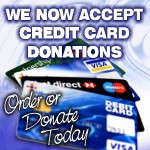 We Accept Credit Cards On Our Order Pages Now - HalleluYah!!!