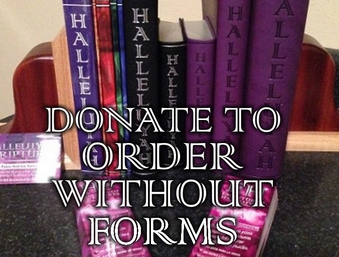 Donate & Order Without Forms