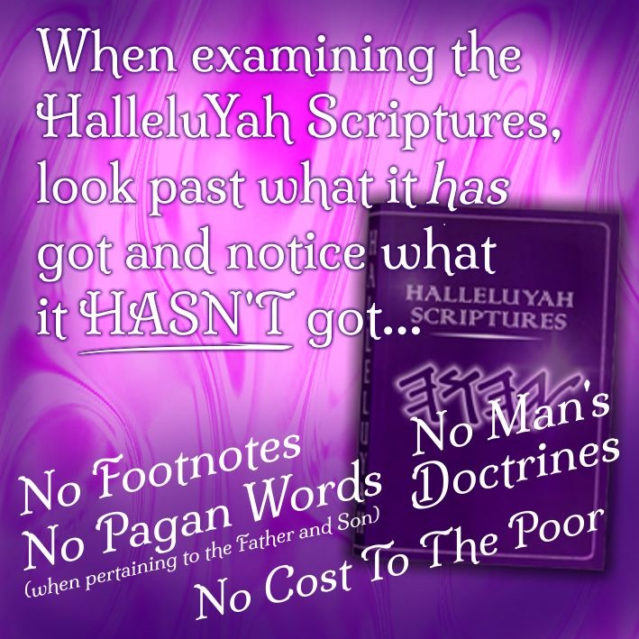 Why The HalleluYah Scriptures Is The Best – HalleluYah